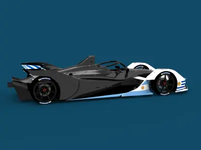 Gen2 Formula E Ready to Print 3D model