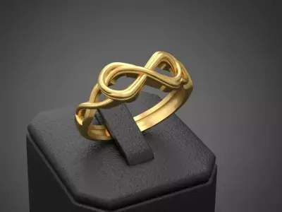 Infinity Ring 3D print model
