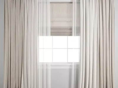 curtain 490 3D model