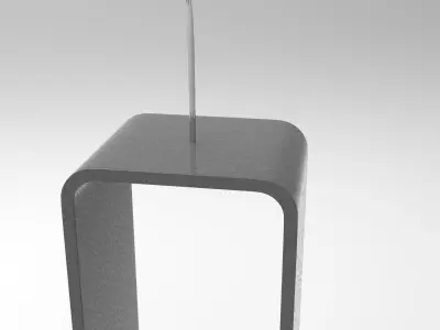 Aje Coat Hanger Low-poly 3D model