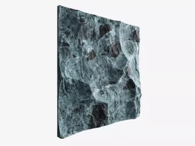 335-RockPanel rock wall art 3D model