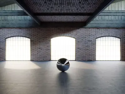 Warehouse VR  Product Car Showcase 4K Baked and Corona Max Scene Low-poly 3D model