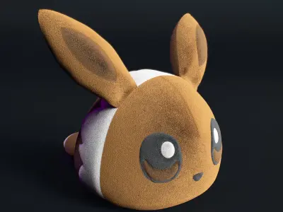 eevee pokemon kids 3D model