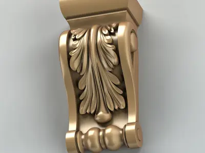 Corbel 002 3D model