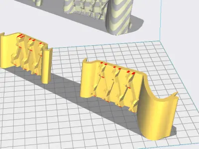 Lifan X60 front bumper grille 3D print model