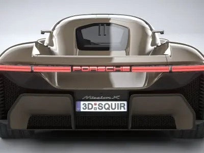 Porsche Mission X Concept 2023 3D model