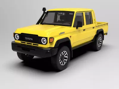 Toyota Land Cruiser J79 Double Cab 2024 3D model