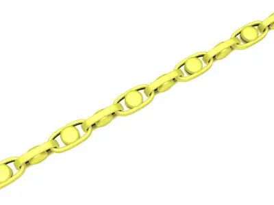Luxury Oval Link Chain for Jewelry  4199 3D print model