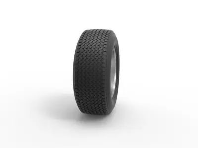 Front wheel from Sprint car Scale 1 to 25 3D print model