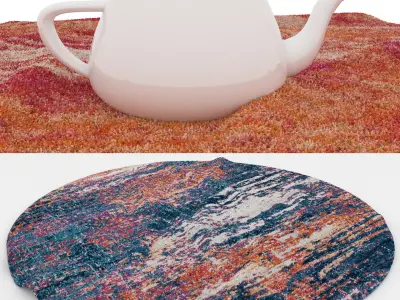 Rugs No 41 Low-poly 3D model