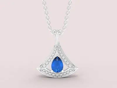 Bulgari pendant stl formats ready for printing  3D print model