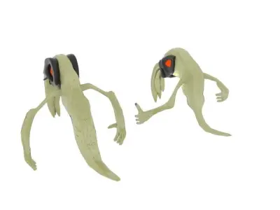 Slig Snake Low-poly 3D model