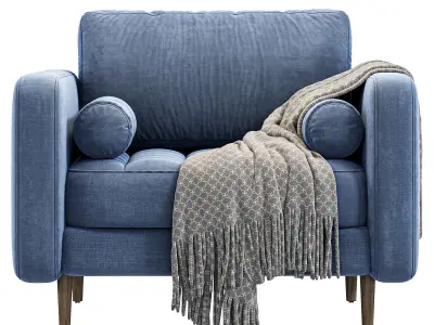 Madison Armchair By Castlery 3D model