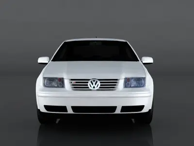 Volkswagen Bora  Low-poly 3D model