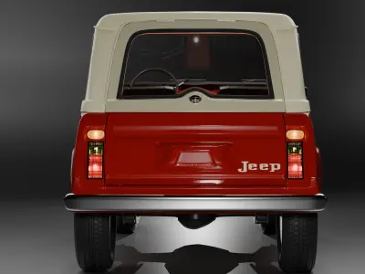 Jeep Commando 1972 3D model