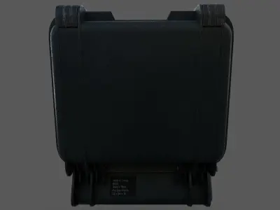 3D Weapon Case Model With Textures - Rigged - Detail Low-poly 3D model