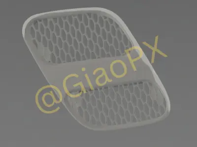 Subaru Impreza GC8 V6 Hood Vent 3D print model