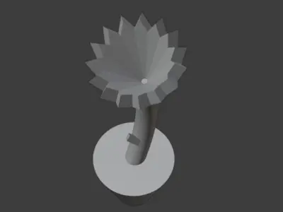 Flower pot for house Free 3D print model