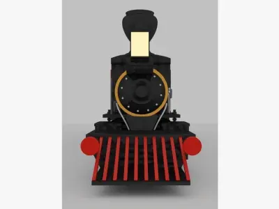 Steam engine  3D model by anonymous014