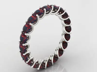 eternity ring 3dmodel 3dprint  Free 3D print model