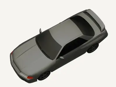 Nissan Skyline R32 GTR  Low-poly 3D model