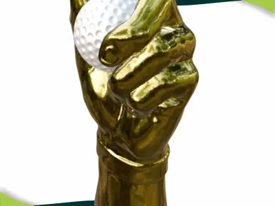 3D Golf Decorative Piece - Perfect for Fans and Collectors Free 3D print model