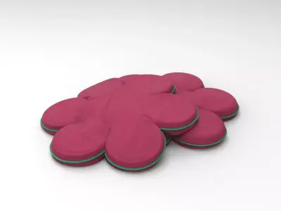 Daisy Pillow 3D model