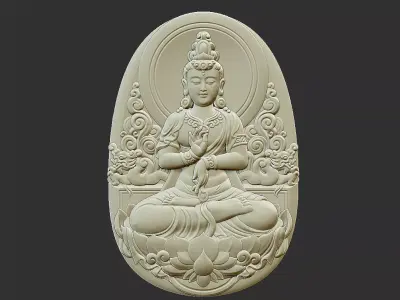 Kwanyin Bodhisattva 3D print model