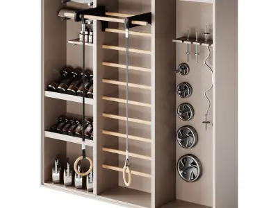 Gym equipment 03 3D model