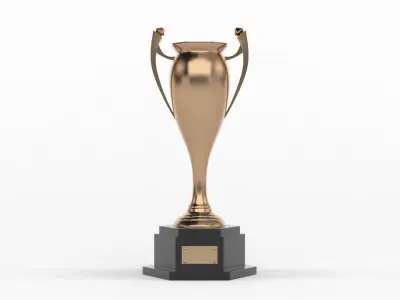 Trophy Cup Collection 3D model shop