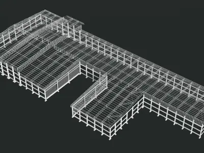 Factory structure 2407 3D model