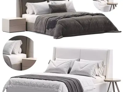 Berlin Bed By Rozetka Low-poly 3D model