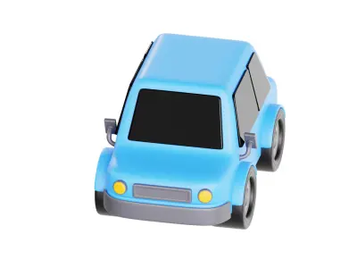 3D Car Cute 3D model