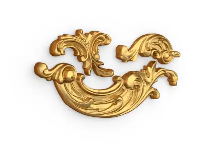Classic decor ornament 12  3D print model