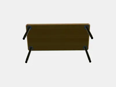 ANFALLARE - OLOV Desk Low-poly 3D model