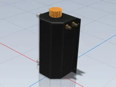 Mocal Oil Cath Tank 3 Litre 1-24 and 1-18 3D print model