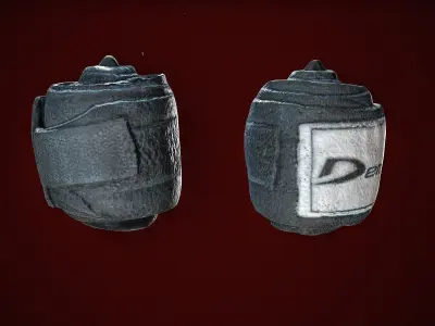 Bandages Low-poly 3D model