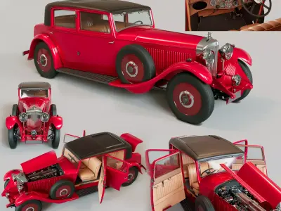BENTLEY  CAR 1931 model 3D model