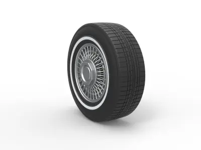 Wire wheel 3 Scale 1 to 10 3D print model