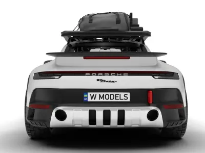 Porsche 911 Dakar 2023  3D model