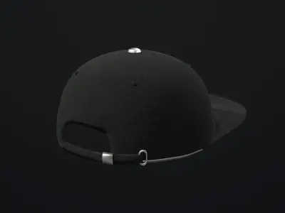 stylistic cap strong symbol 3D model