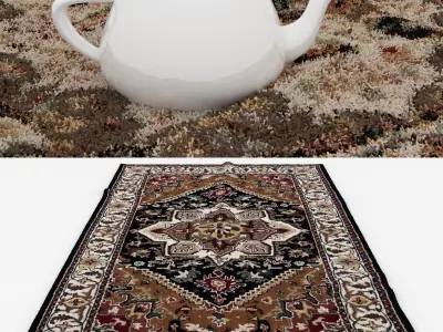 Rugs No 747 Low-poly 3D model