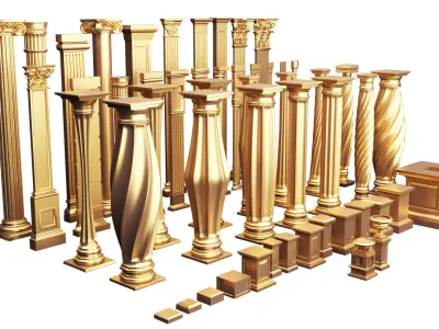 Columne Full Set 3D model