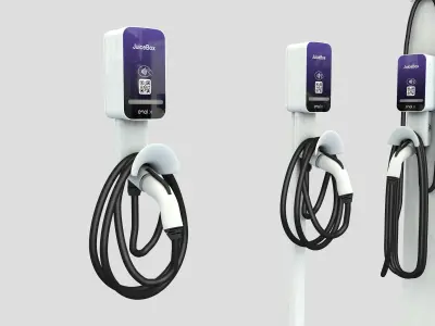 Charging station 3D model 3D model