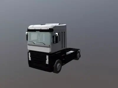 Renault Magnum Low-poly 3D model