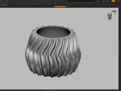 vase 3d print 493 3D print model