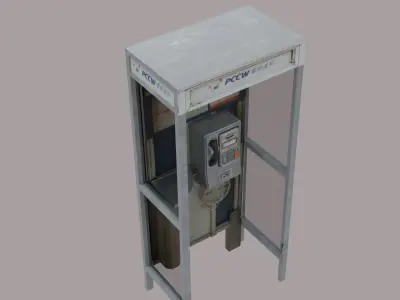 Phone Booth  Free 3D model
