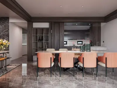 Kitchen Interior Model 3D model
