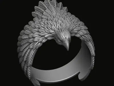 Eagle Ring  3D print model