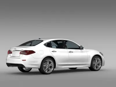 Infiniti Q70 37  Y51  2017 3D model